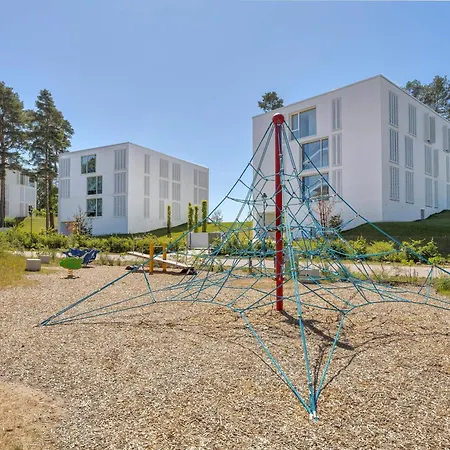 B12 Balkon Mit Naturblick & Nutzung Der Wellness- & Aktivbereiche Im Pine Hill 아파트 Zirchow